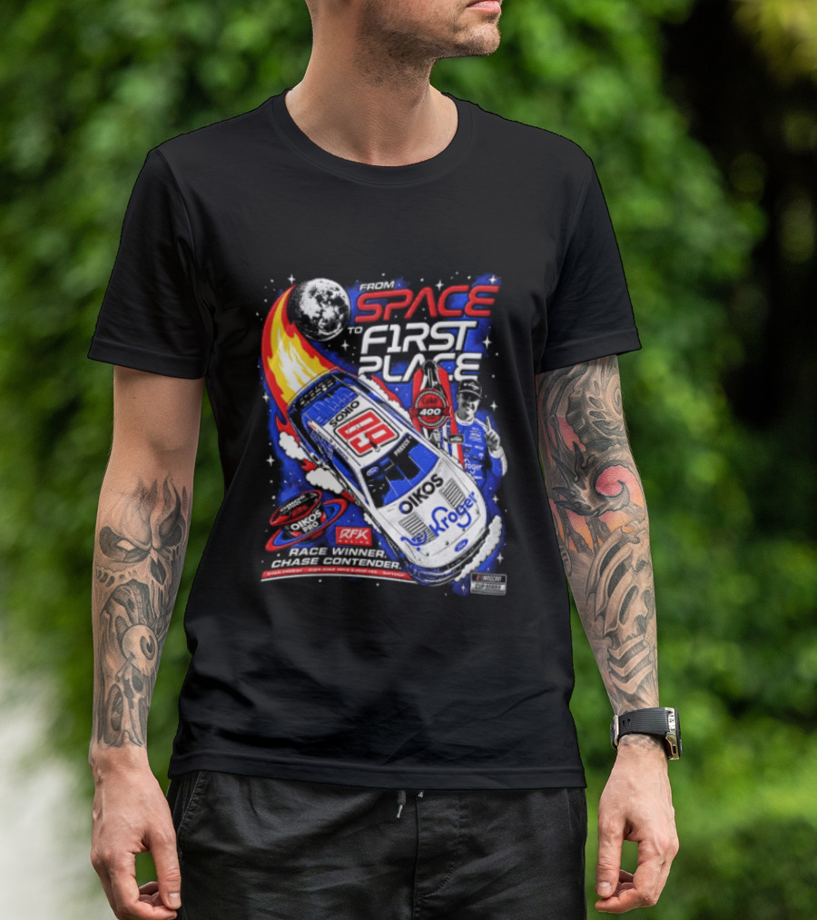 Ryan Preece Space To First Kroger RFK Racing 09 T-Shirt