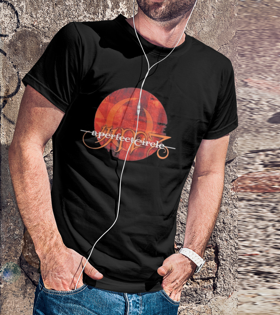 A Perfect Circle Band Logo Red T-Shirt