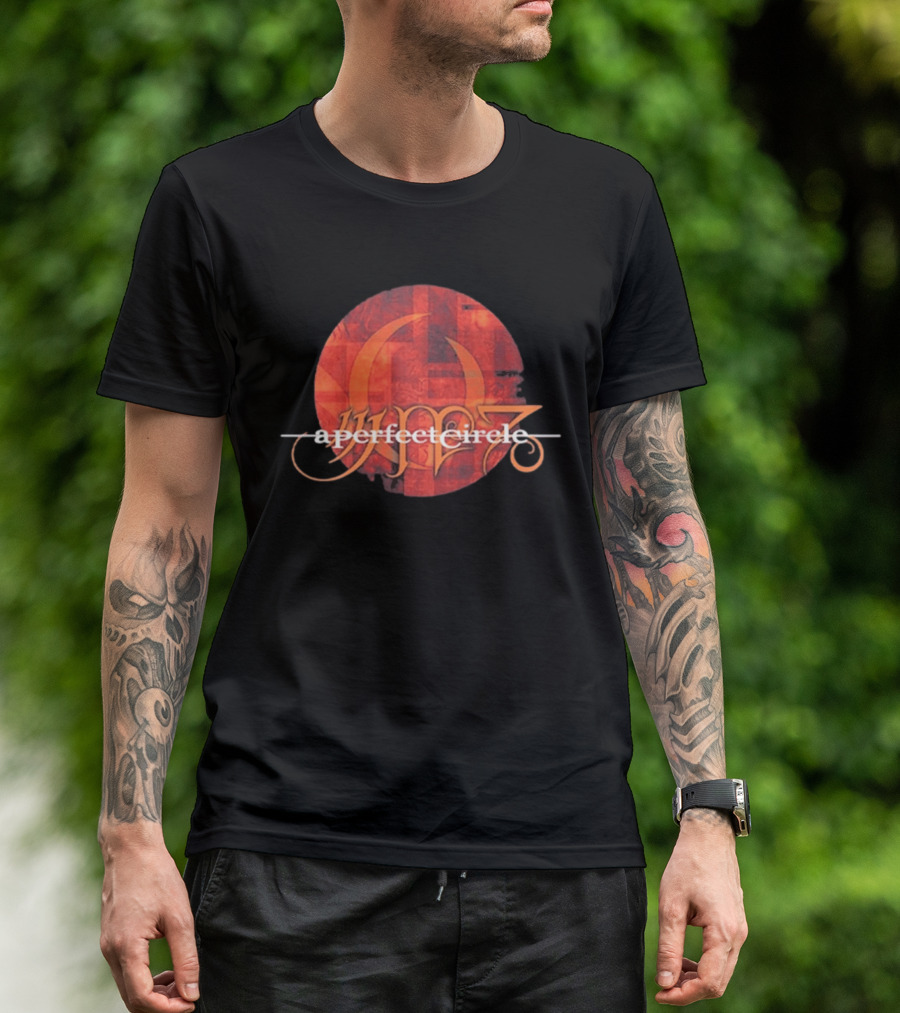 A Perfect Circle Band Logo Red T-Shirt