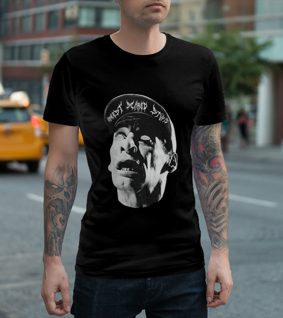 Ernest Scared Stupid Horror Movie Face T-Shirt