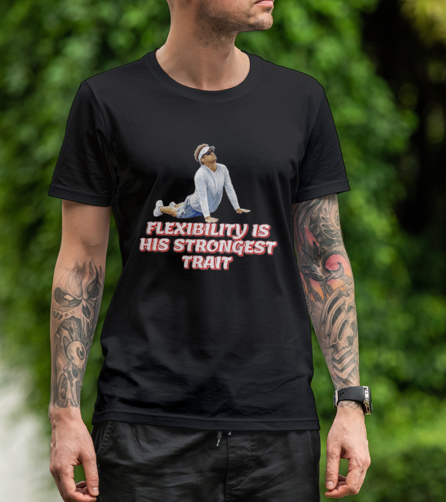 Flexibility Is His Strongest Trait Kiffin Button T-Shirt