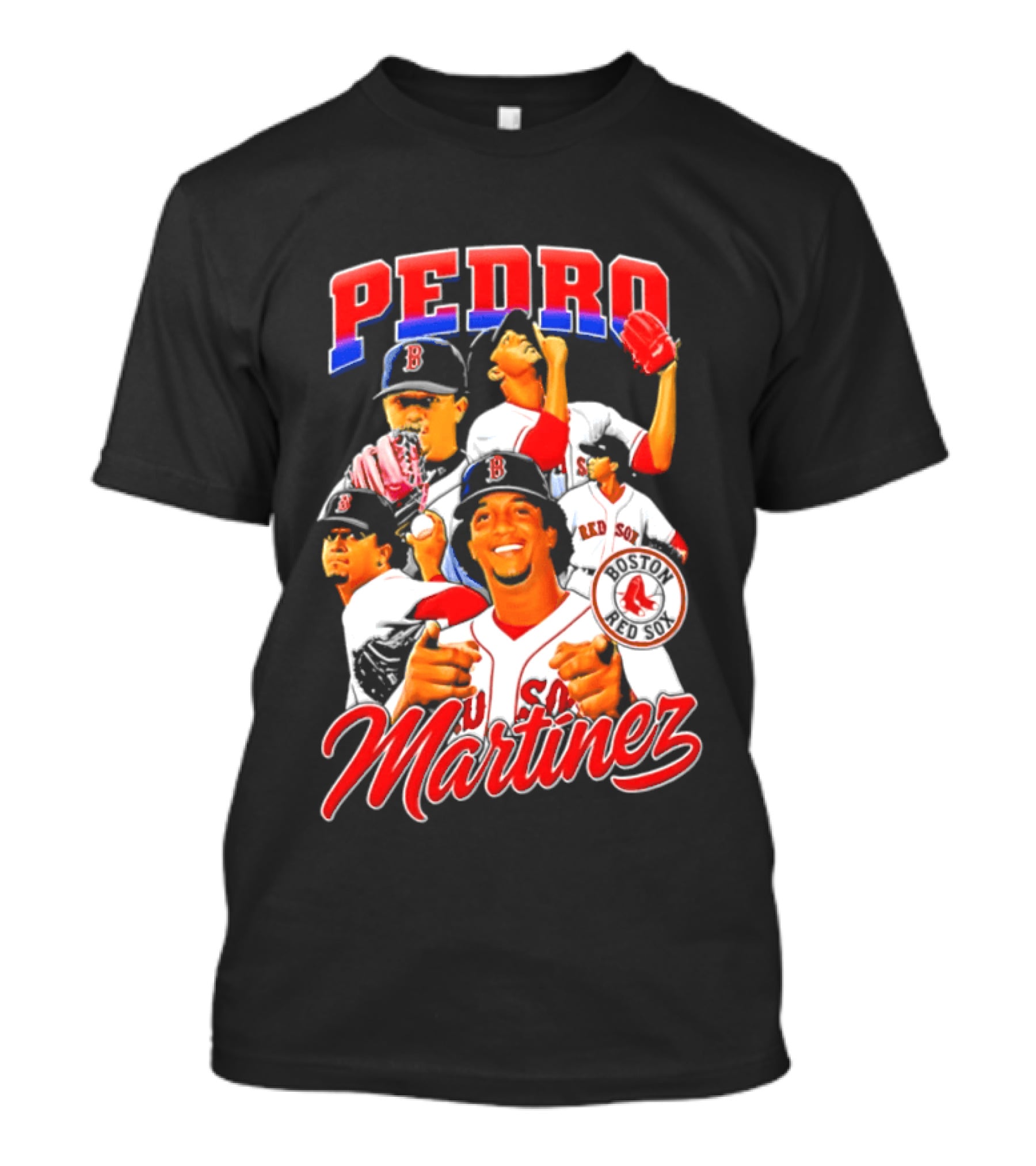 Pedro Martinez Boston Red Sox MLB Legends 2026 T-Shirt