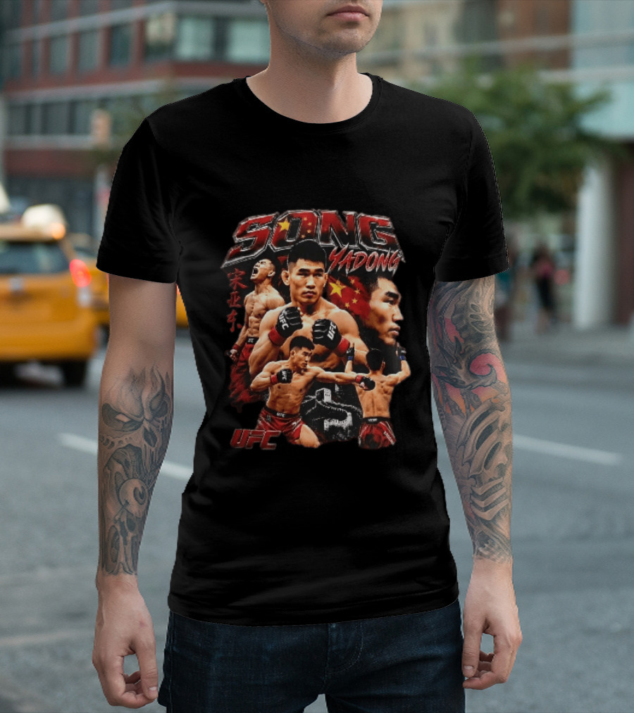 UFC Song Yadong Chinese Martial Arts Fighter Action T-Shirt