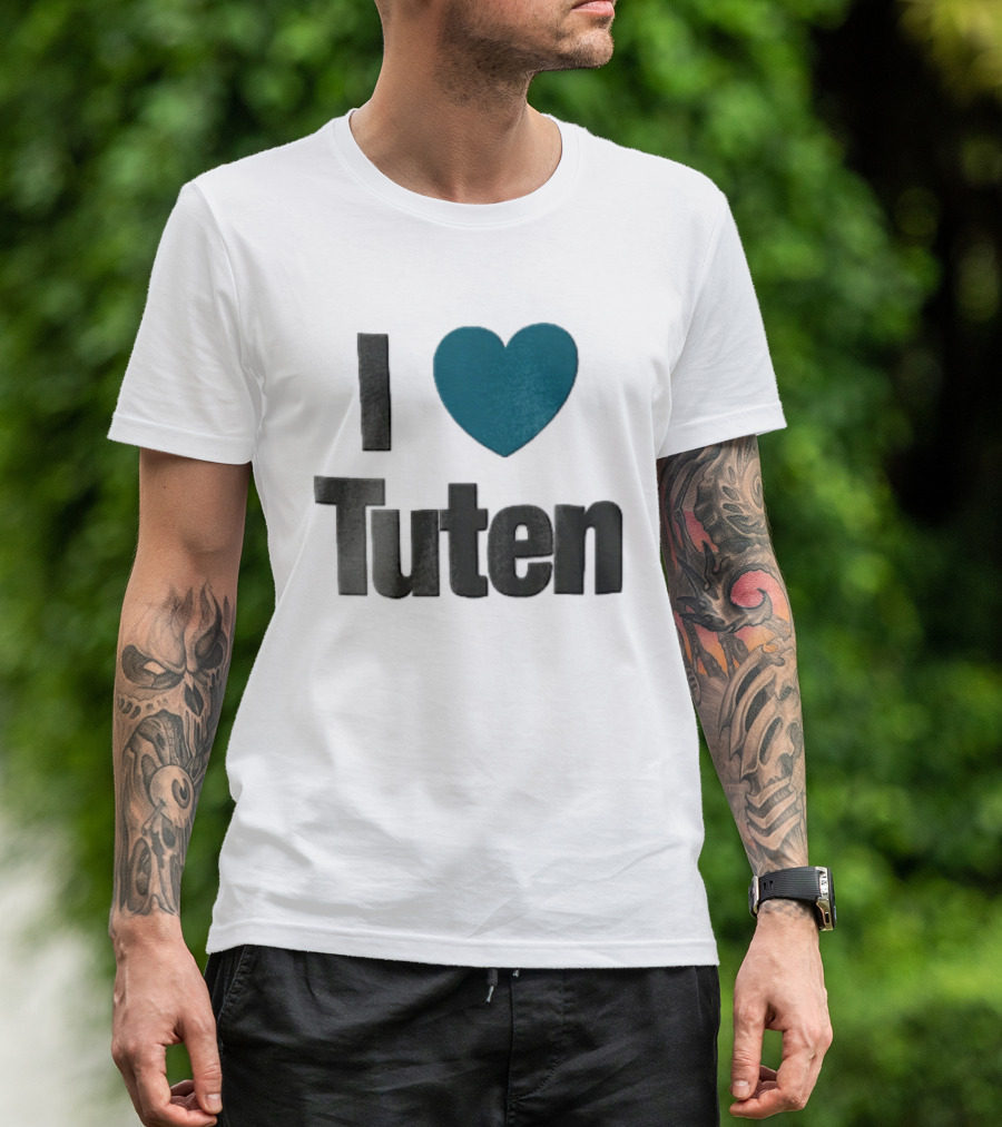 I Love Tuten Heart T-Shirt