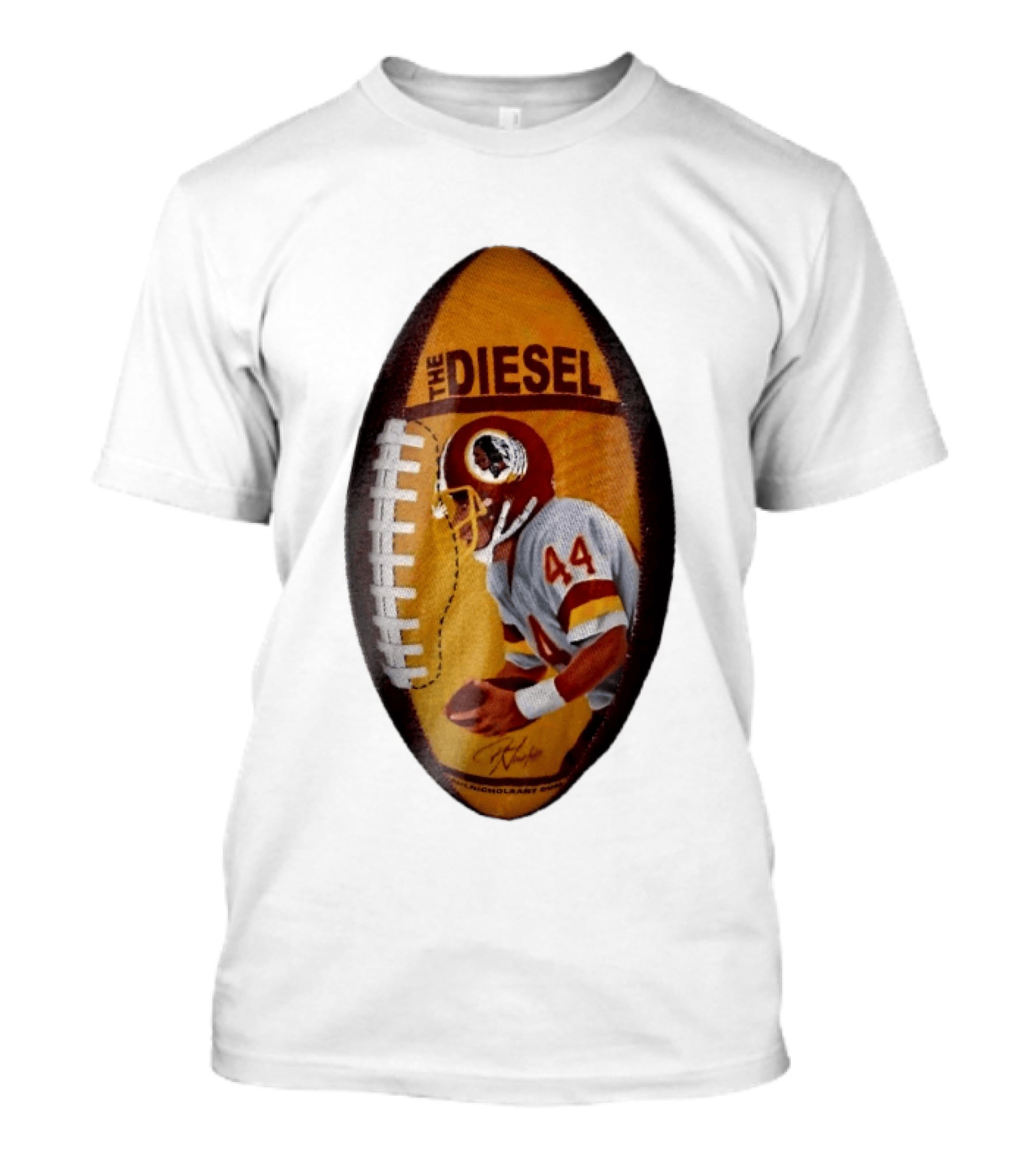 The Diesel Washington Redskins Football Vintage Memorabilia Image T-Shirt