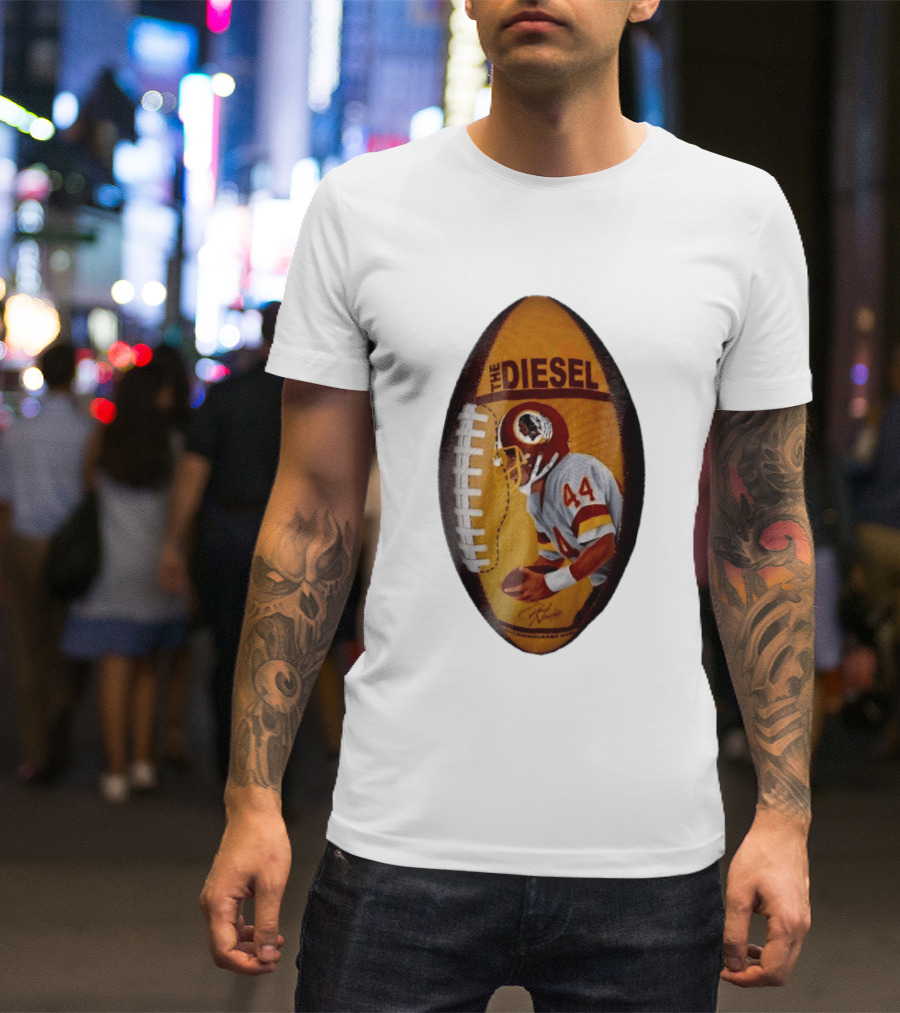 The Diesel Washington Redskins Football Vintage Memorabilia Image T-Shirt