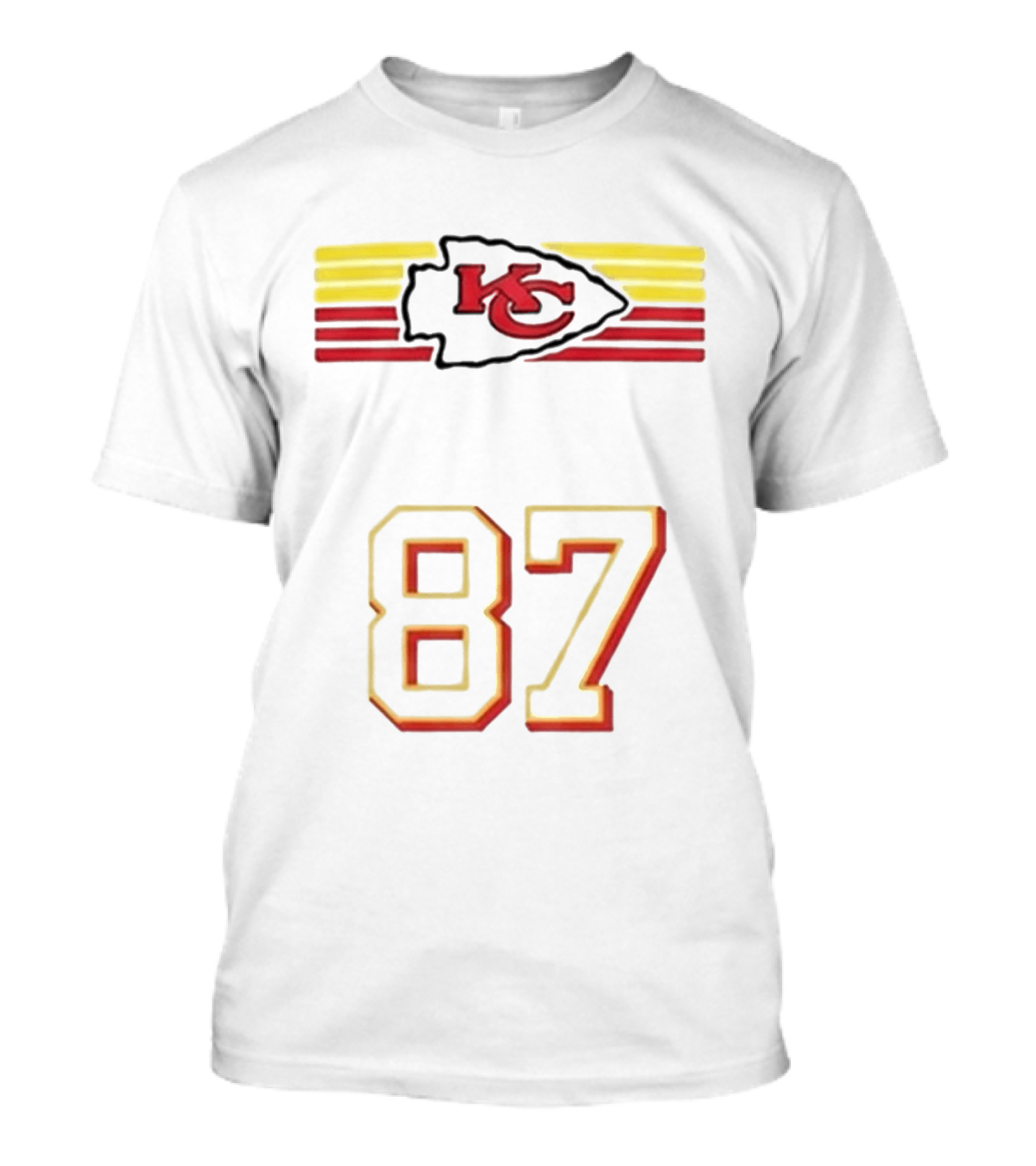 Travis Kelce Kansas City Chiefs KC Logo 87 T-Shirt