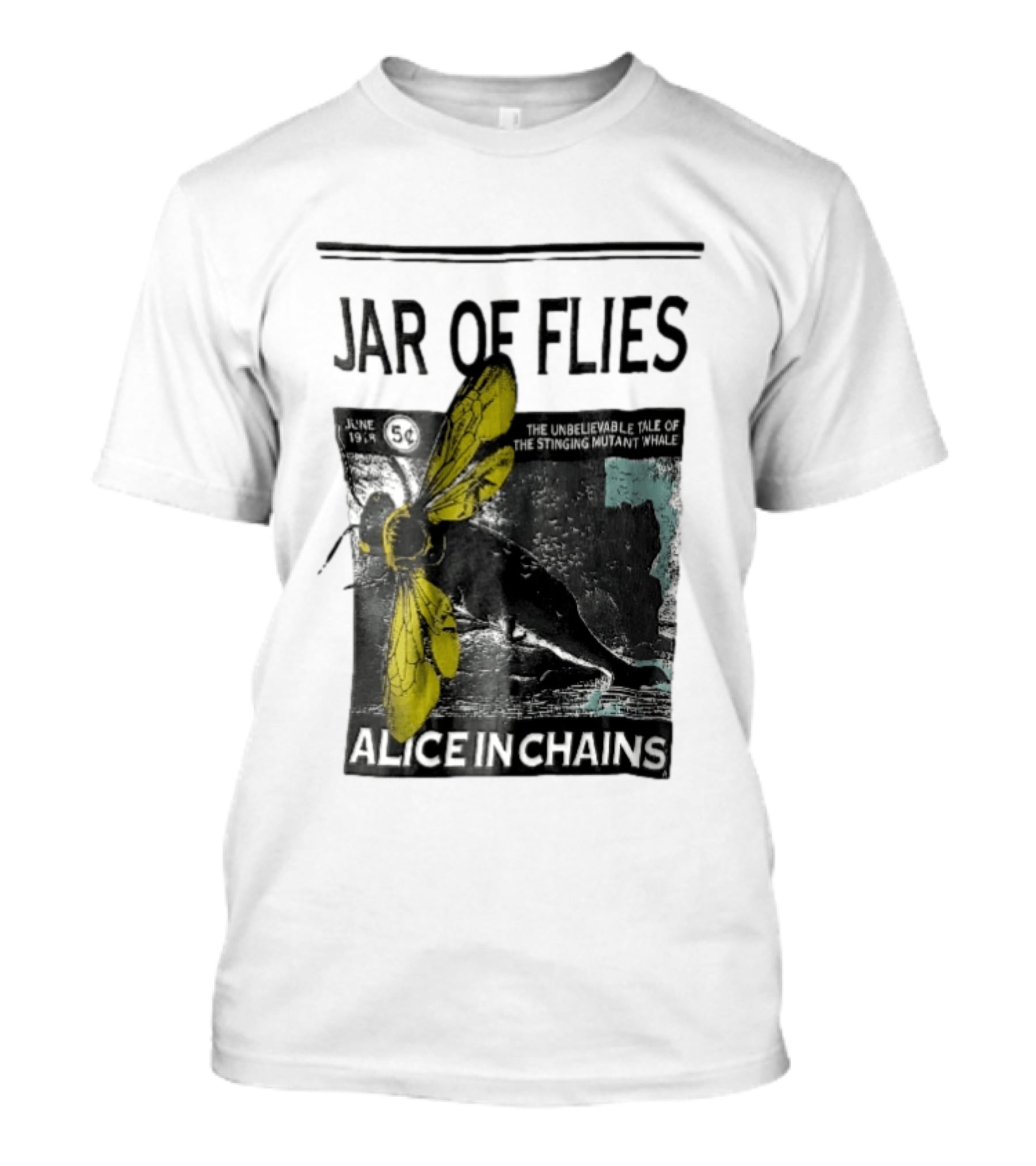 Jar Of Flies Alice In Chains Stinging Mutant Whale Tale June 1994 T-Shirt