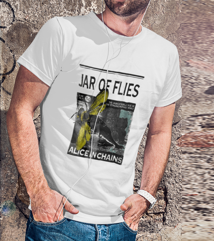 Jar Of Flies Alice In Chains Stinging Mutant Whale Tale June 1994 T-Shirt