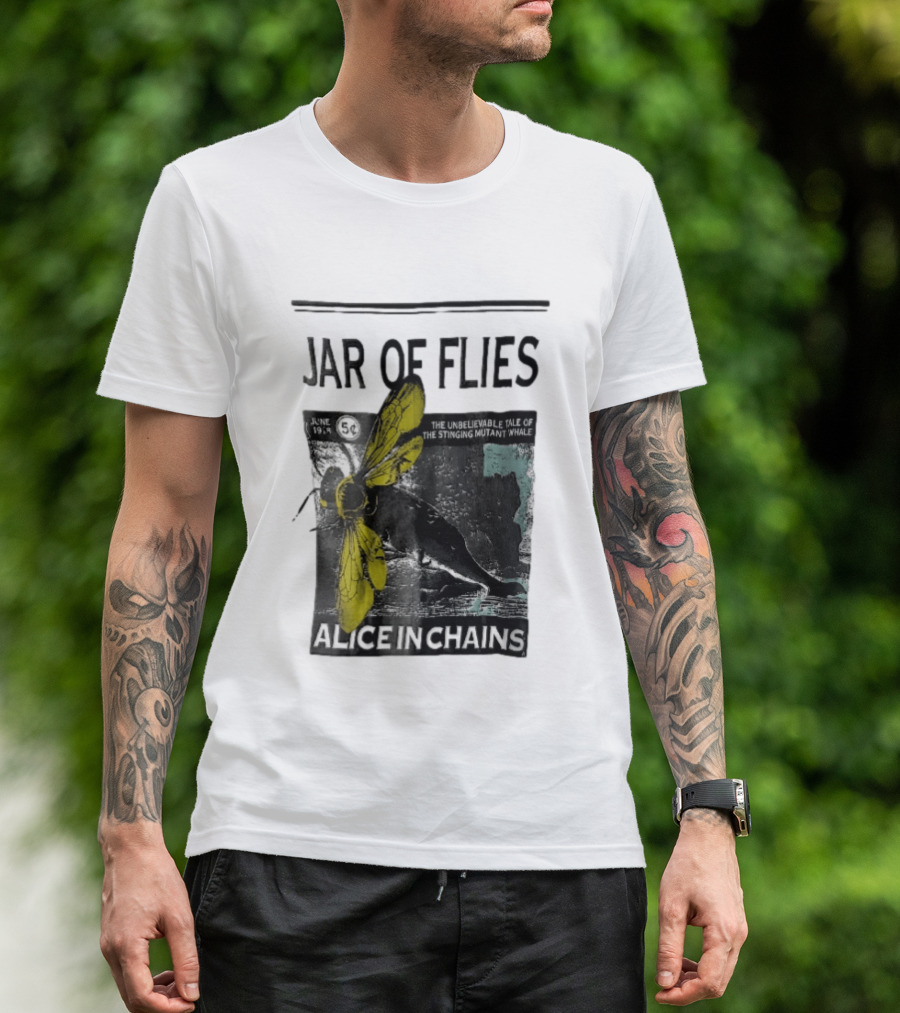Jar Of Flies Alice In Chains Stinging Mutant Whale Tale June 1994 T-Shirt