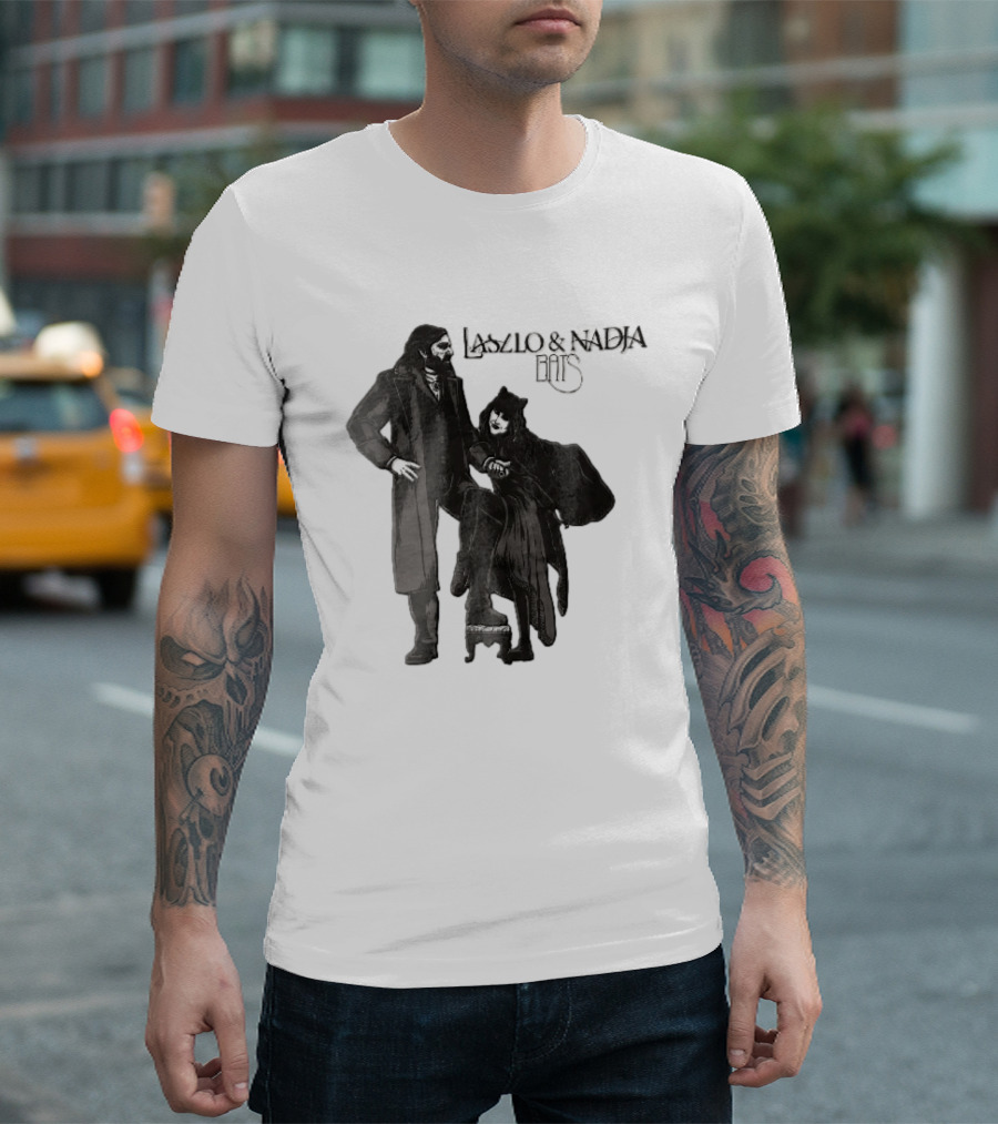 Laszlo And Nadja Bats Gothic Vampire Couple T-Shirt