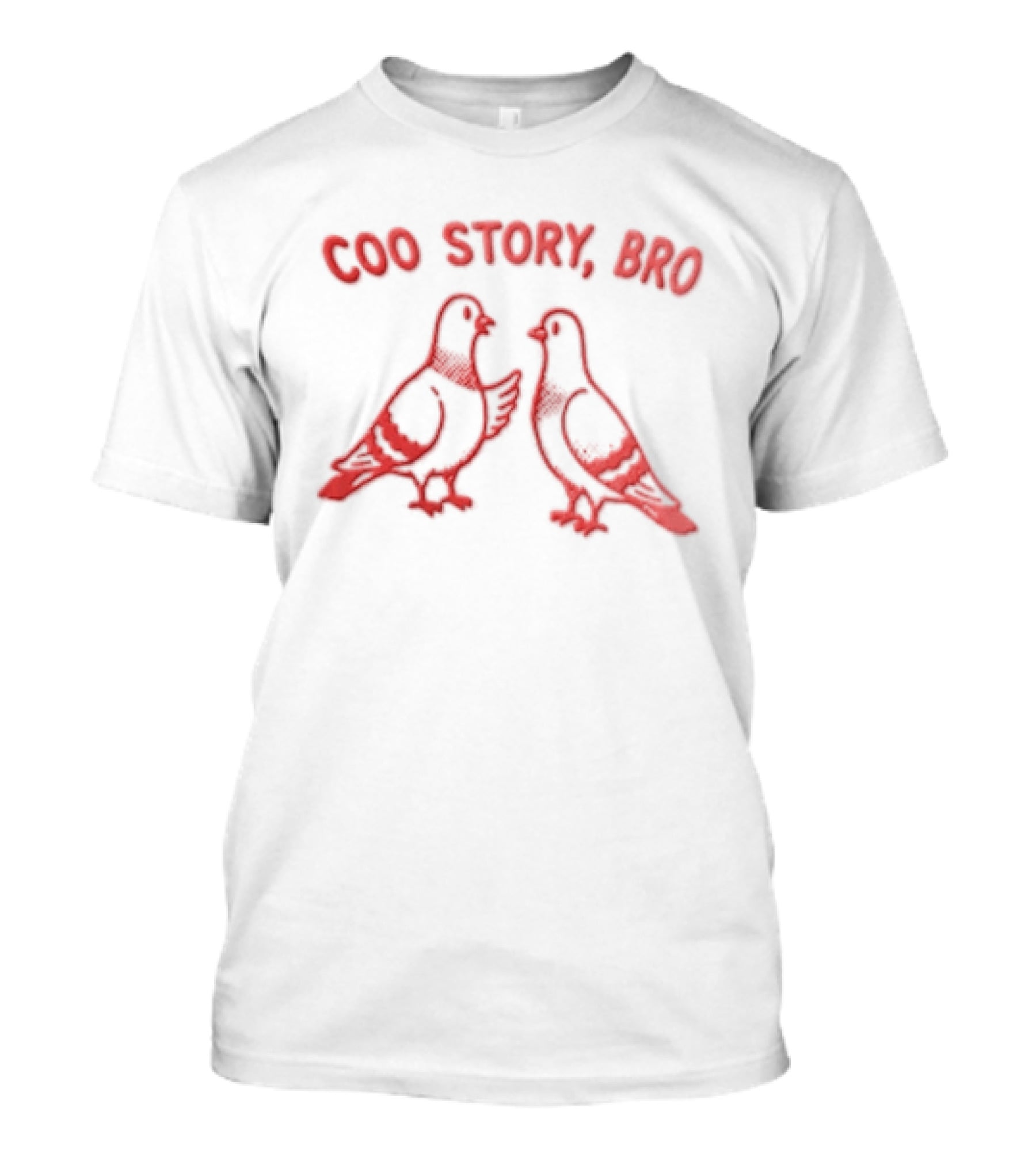 Coo Story Bro Pigeon Humor Two Birds T-Shirt