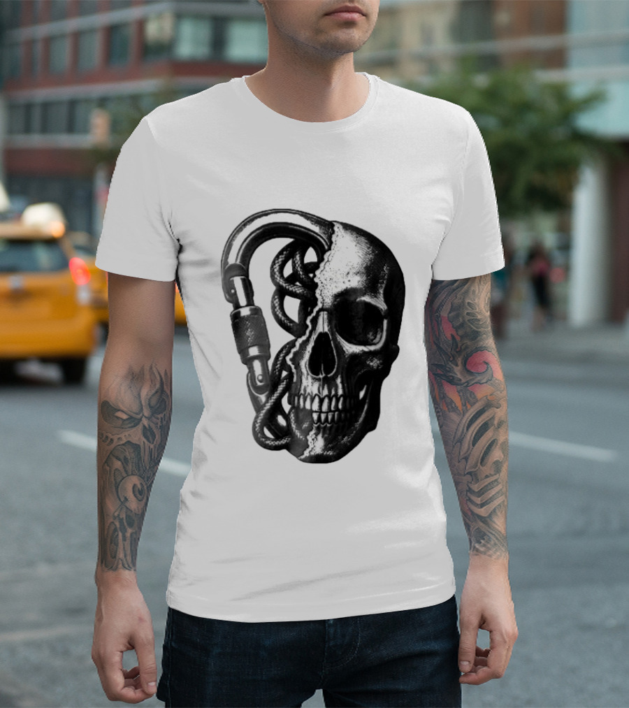 Skull Carabiner Snake T-Shirt