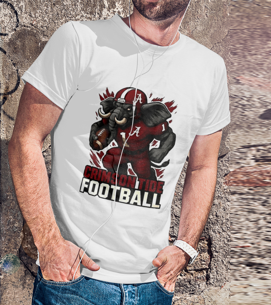 Crimson Tide Football Elephant Alabama A 1 T-Shirt