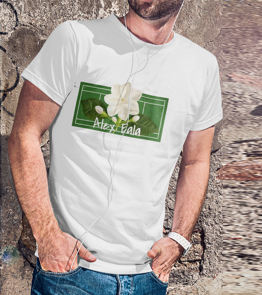 Alex Eala Sampaguita Tennis Court Blossom T-Shirt