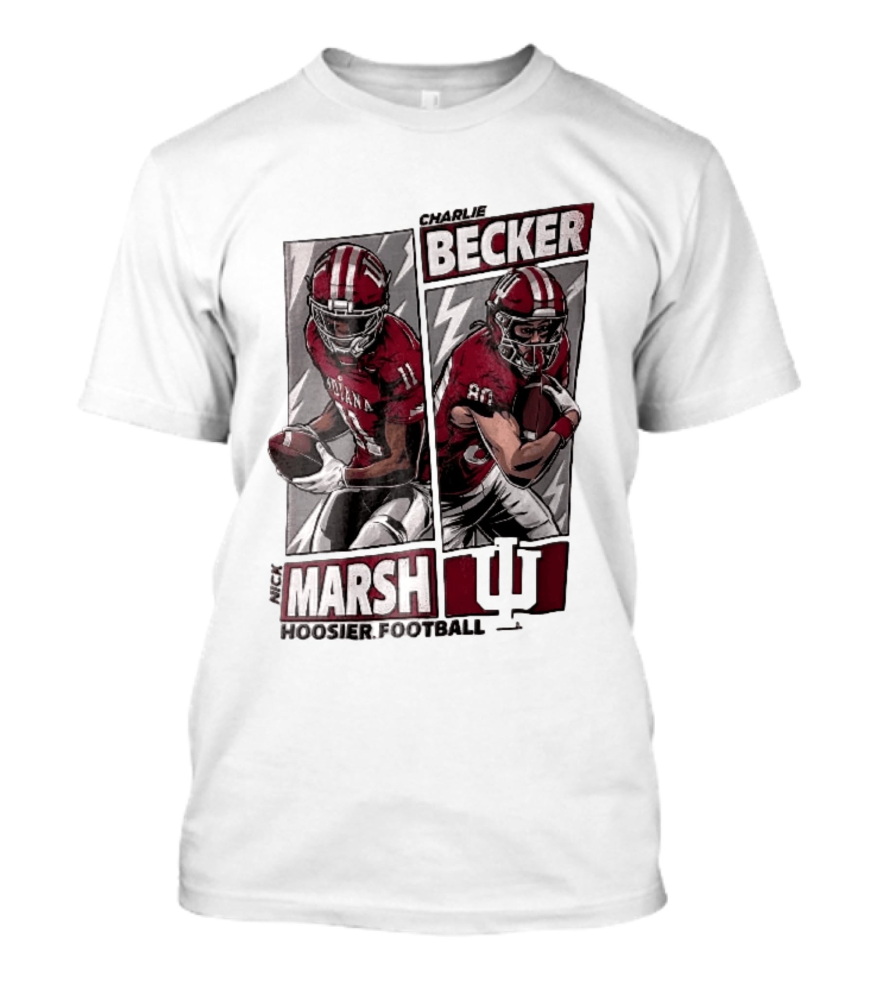 Charlie Becker Nick Marsh Hoosier Football Indiana Players T-Shirt