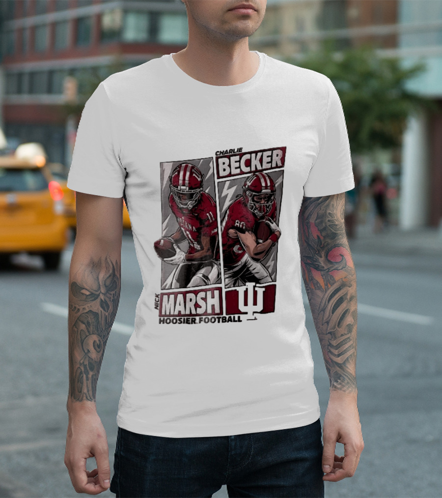 Charlie Becker Nick Marsh Hoosier Football Indiana Players T-Shirt