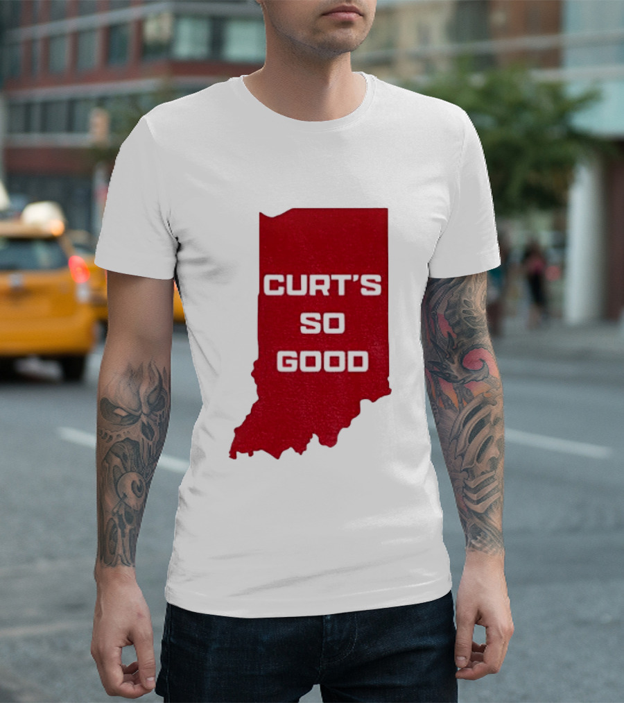 Indiana Hoosier Football Curt's So Good T-Shirt