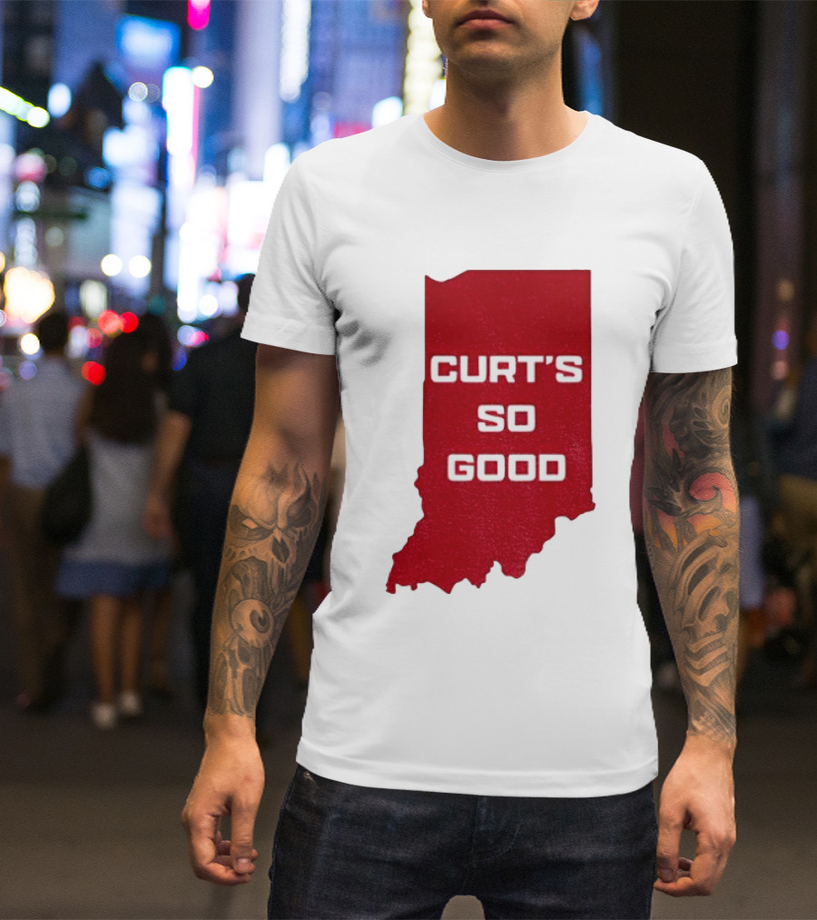 Indiana Hoosier Football Curt's So Good T-Shirt
