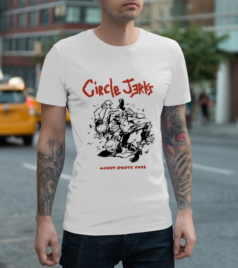 Circle Jerks Muddy Roots 2026 September Festival Exclusive T-Shirt