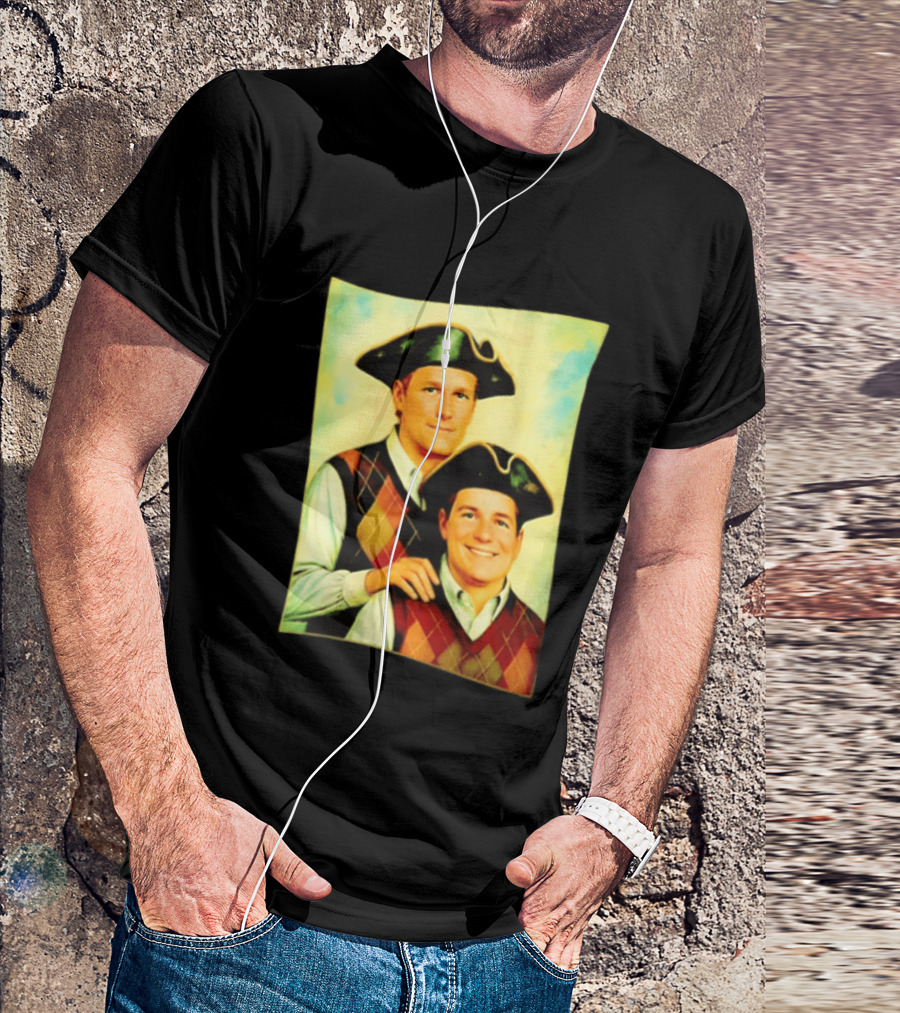Bill Belichick Tom Brady New England Patriots Colonial Style Historical T-Shirt