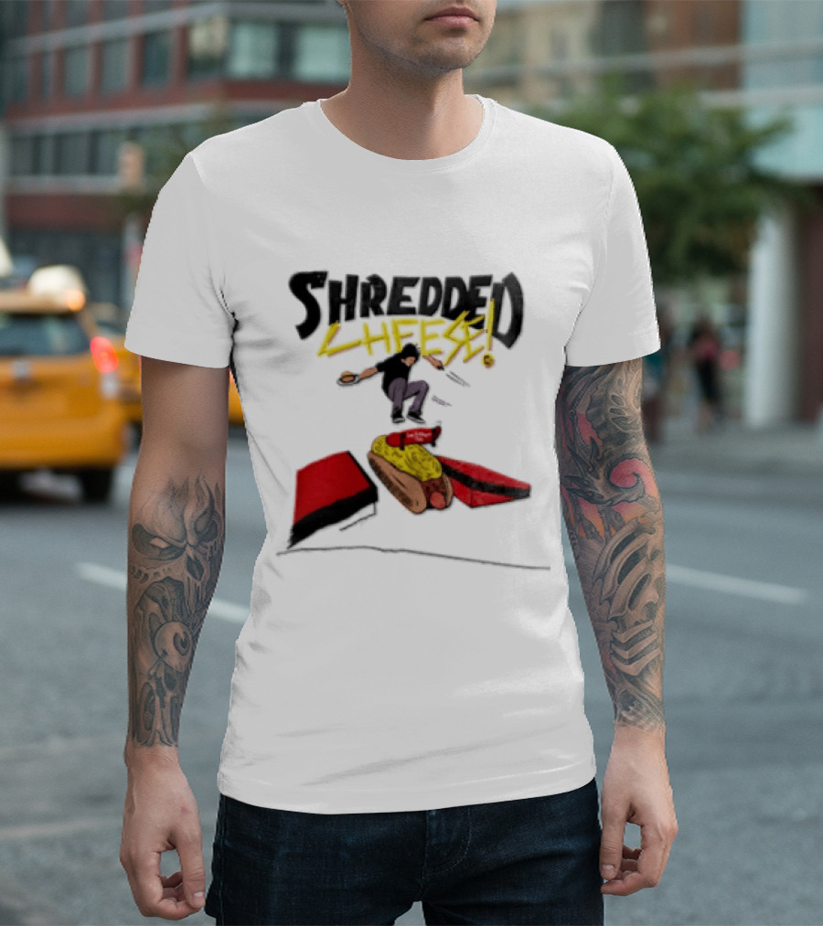 Shredded Cheese Chili Skateboard Camp Washington T-Shirt