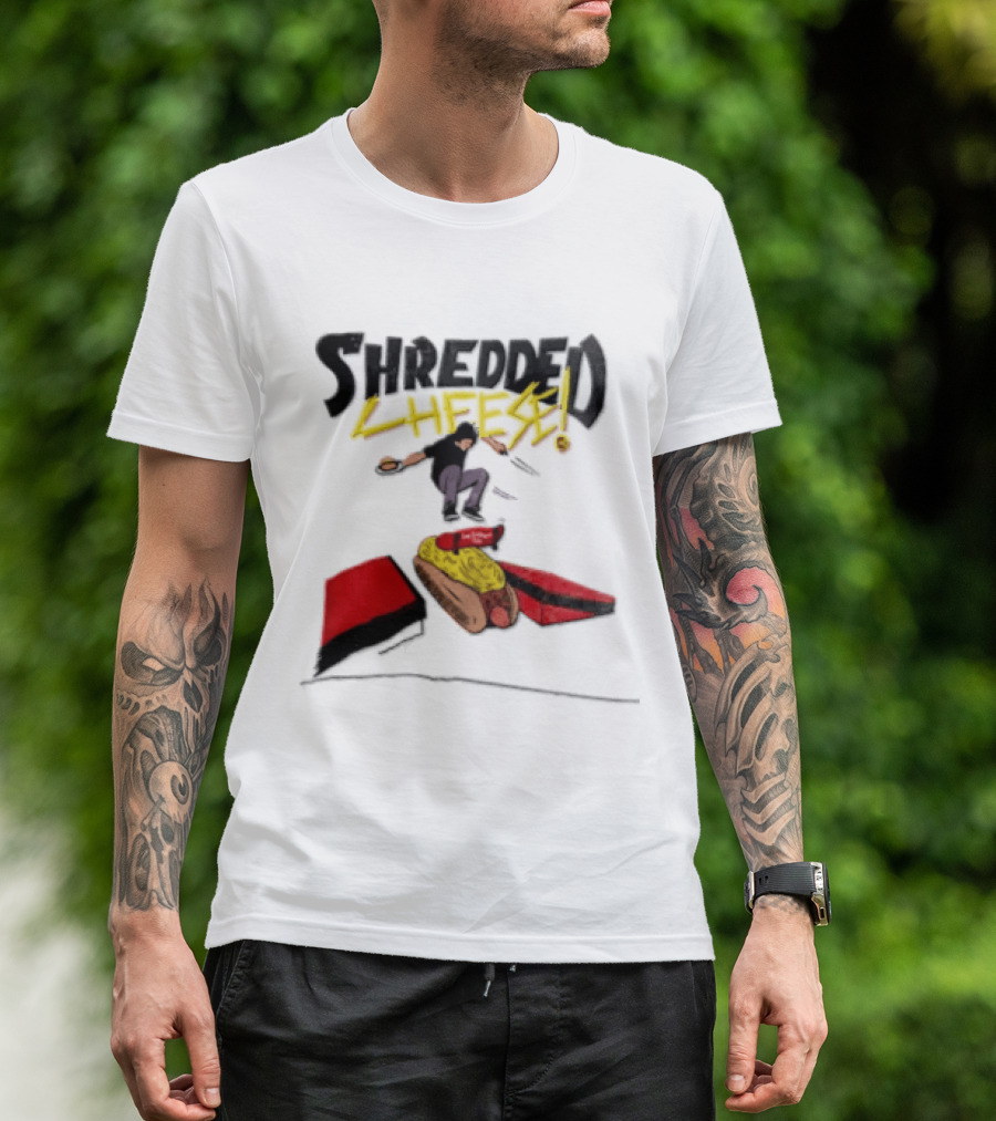 Shredded Cheese Chili Skateboard Camp Washington T-Shirt