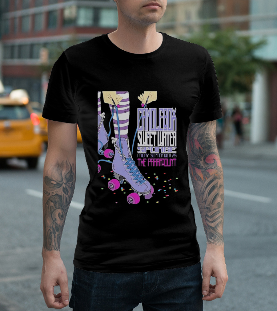 Candlebox Sweetwater Sponge September 26 2026 The Paramount Roller Skates Event T-Shirt