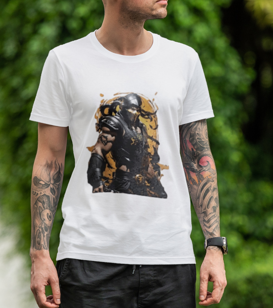 Mortal Kombat Scorpion Warrior Fighter T-Shirt