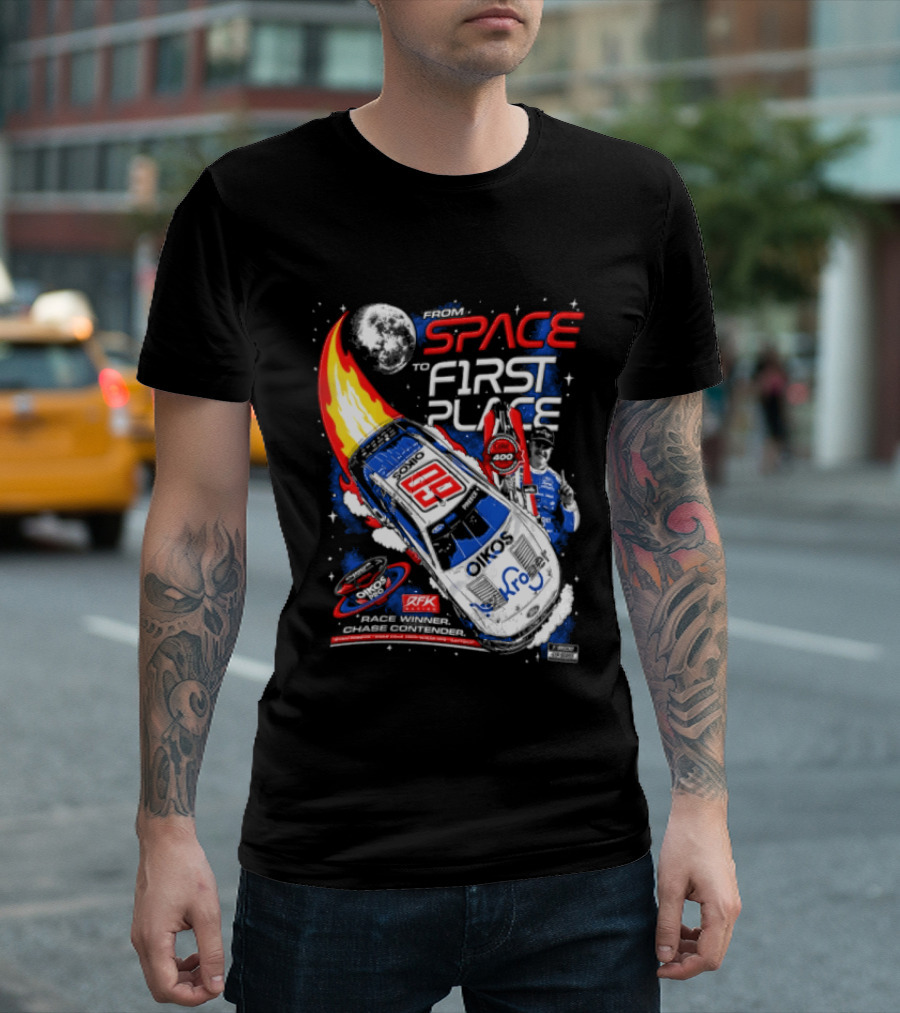 Space To First Place Daytona RFK Racing 2023 NASCAR Win T-Shirt