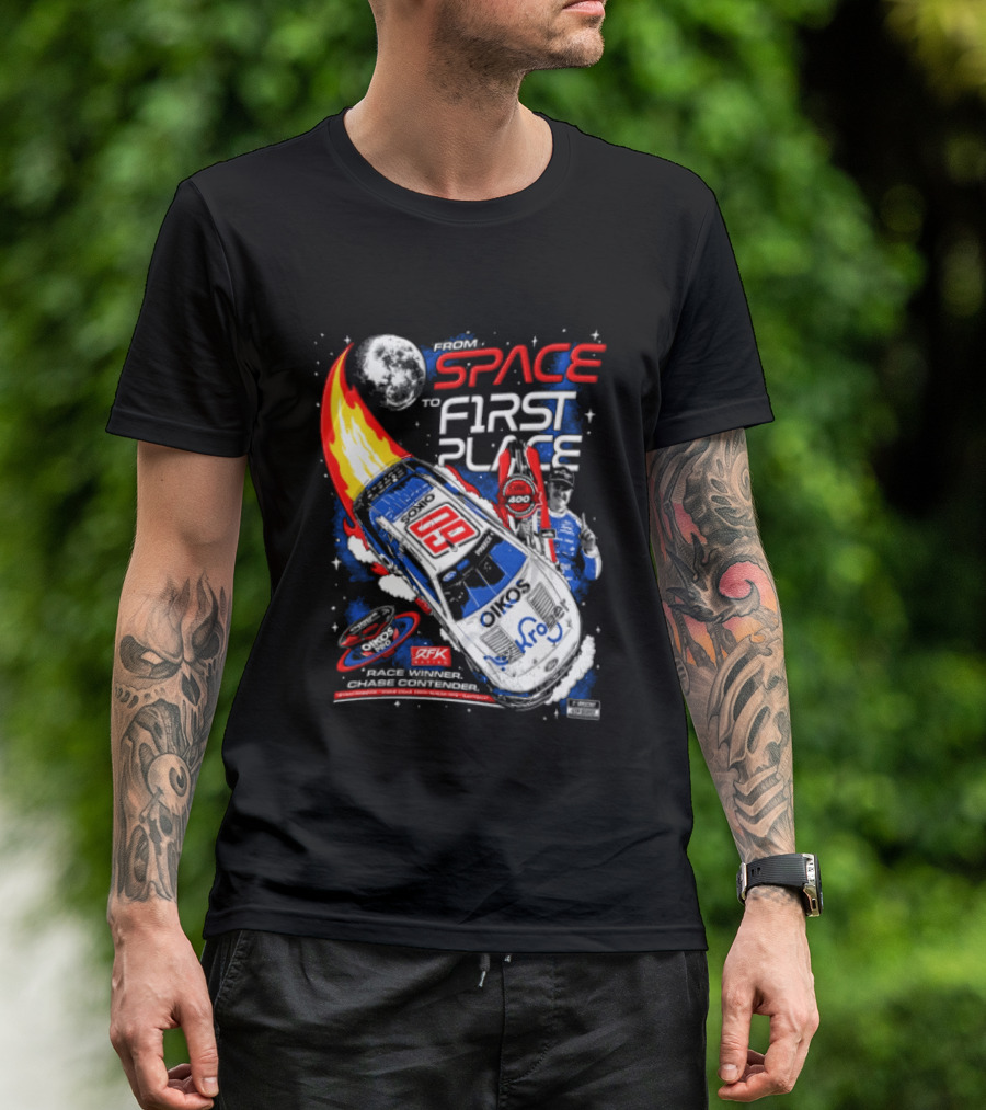 Space To First Place Daytona RFK Racing 2023 NASCAR Win T-Shirt