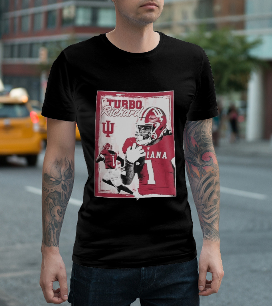 Turbo Richard Indiana Football Player IU Sports Helmets T-Shirt