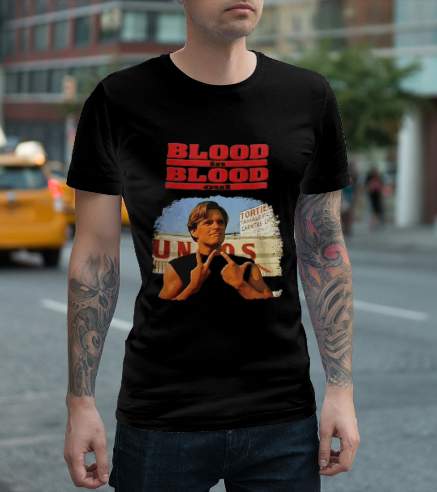Blood In Blood Out Hand Gesture Tortillas Tamales Carnitas Image T-Shirt
