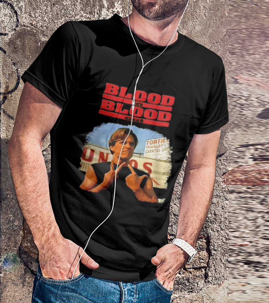 Blood In Blood Out Hand Gesture Tortillas Tamales Carnitas Image T-Shirt