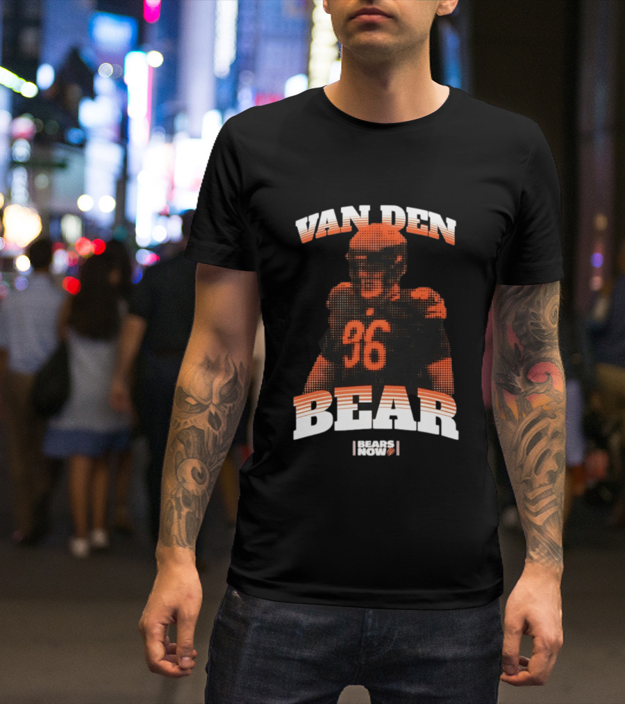 Van Den Bear Chicago Bears 36 T-Shirt