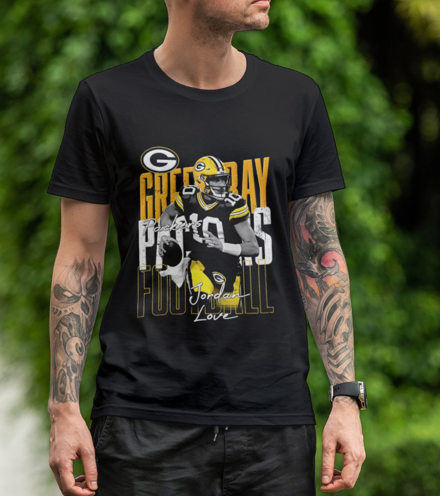 Green Bay Packers Football Jordan Love T-Shirt