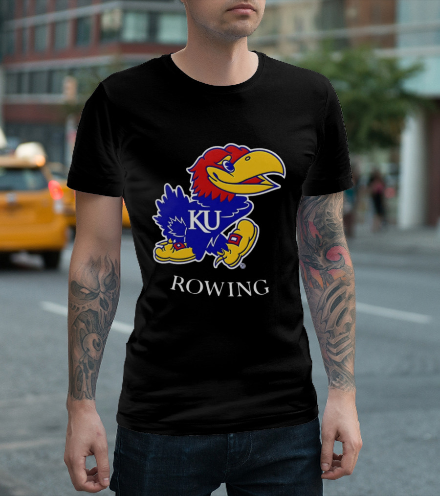 Kansas Jayhawks KU Rowing T-Shirt