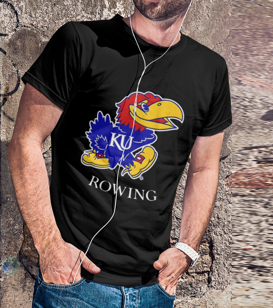 Kansas Jayhawks KU Rowing T-Shirt