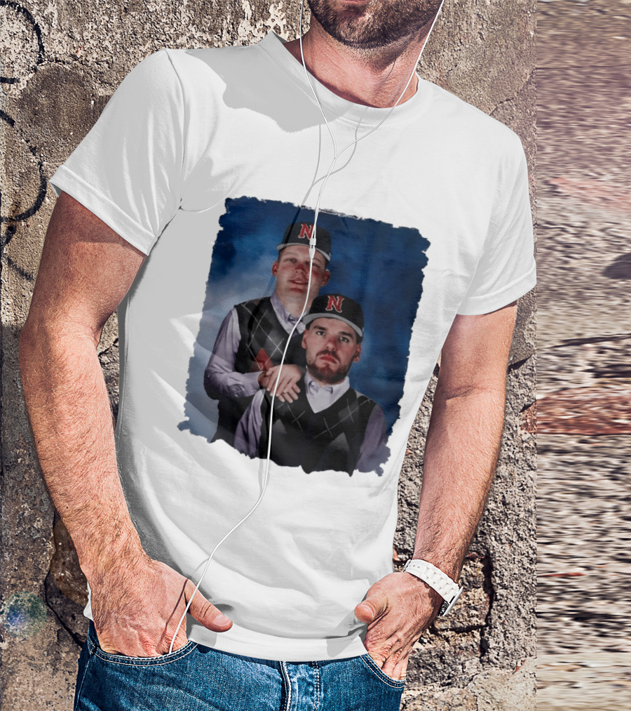 Brock Wilken And Luke Step Brothers N Cap Baseball T-Shirt