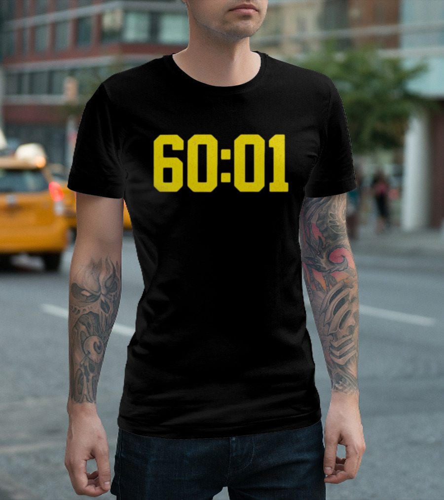 Michigan Wolverines 60 01 Sports Team Victory Time Code T-Shirt