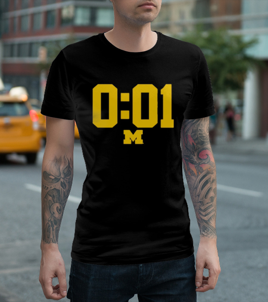 Michigan Wolverines 0.01 Seconds M T-Shirt