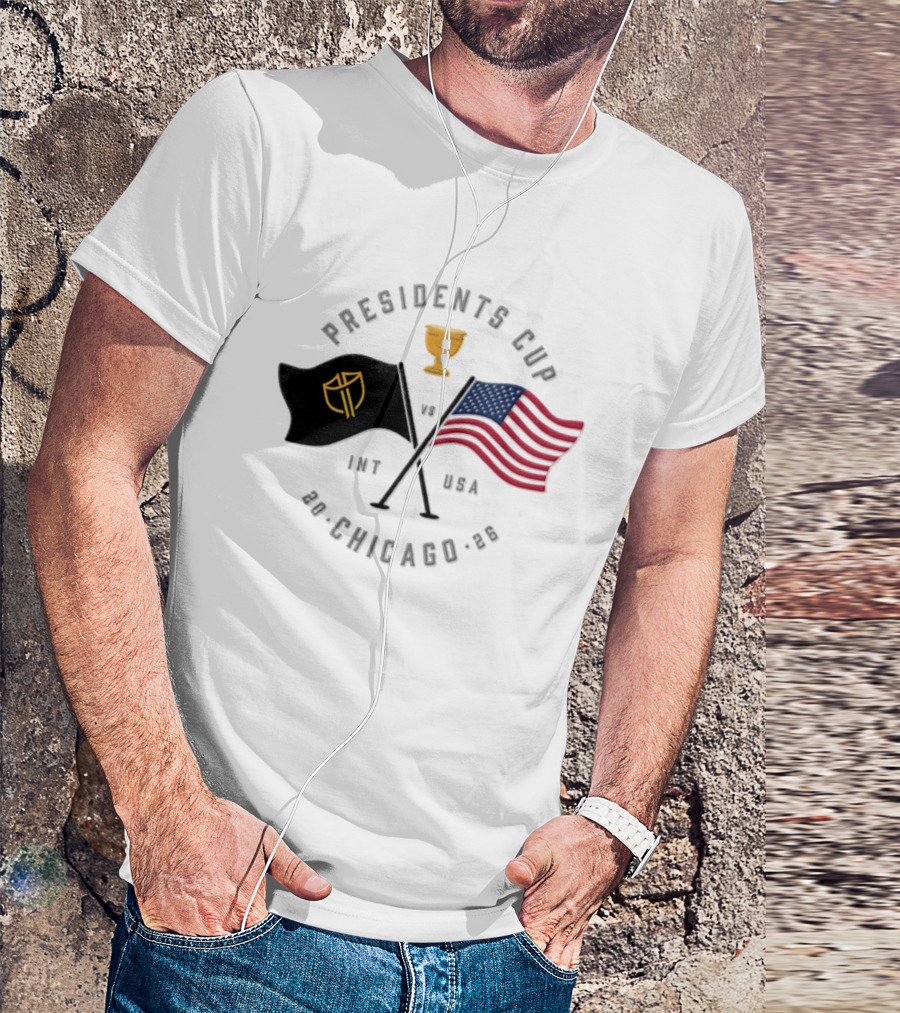 Presidents Cup Int Vs USA Chicago 2026 Golf Tournament T-Shirt