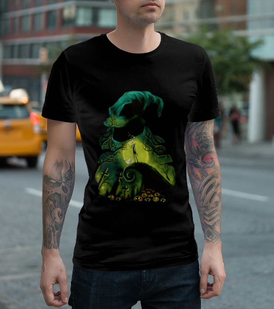 Boogie Nights Jack Skellington Halloween Graveyard Scene T-Shirt