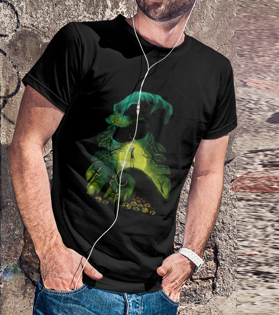 Boogie Nights Jack Skellington Halloween Graveyard Scene T-Shirt