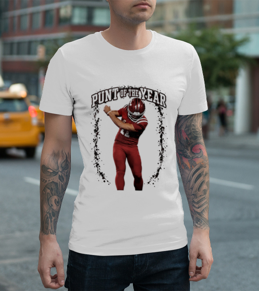 Punt Of The Year Wisconsin Football Dab Celebration T-Shirt