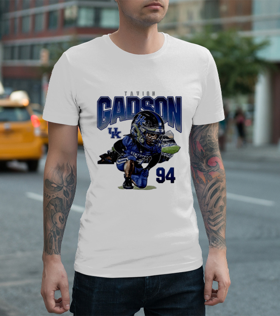 Tavion Gadson Kentucky Wildcats Football 94 UK T-Shirt