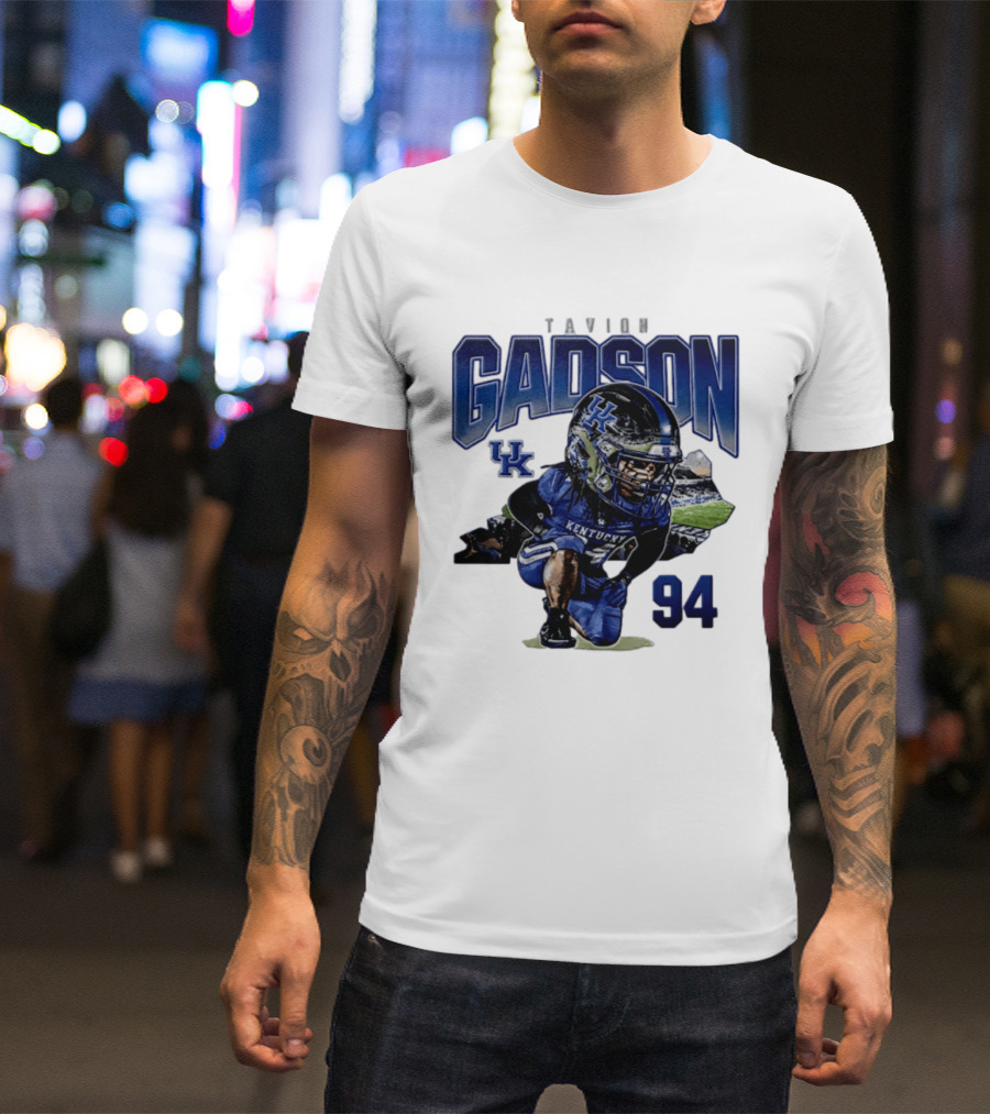 Tavion Gadson Kentucky Wildcats Football 94 UK T-Shirt