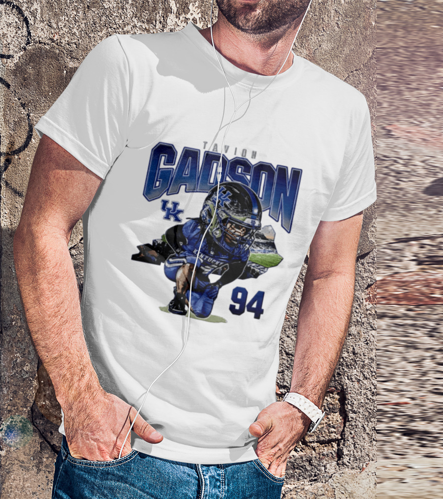 Tavion Gadson Kentucky Wildcats Football 94 UK T-Shirt
