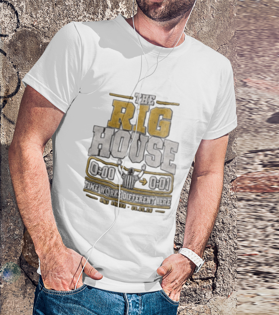 The Big House 0 00 To 0 01 Time Works Different Here Ann Arbor 09 05 26 T-Shirt