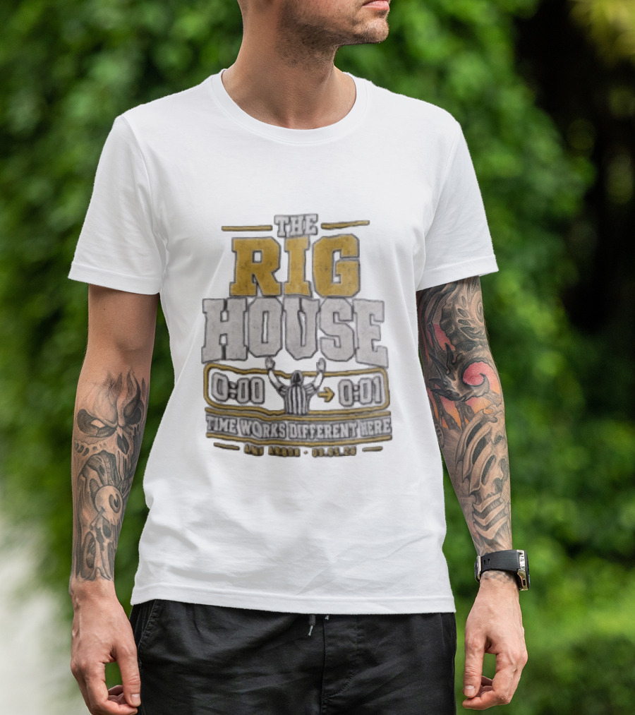 The Big House 0 00 To 0 01 Time Works Different Here Ann Arbor 09 05 26 T-Shirt